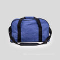 Blue canvas large capacity gym bag